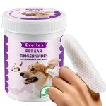Evollax Coconut Scent Dog Ear Cleaning Wipes