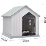 Spacious XL Weatherproof Dog House for All Seasons