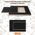 Multifunctional Dog Scratch Pad with Snack Box