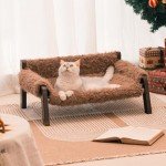 MewooFun Elevated Dog Sofa Bed - Washable & Breathable