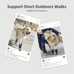PUPTECK Anti-Slip Dog Socks for Paws