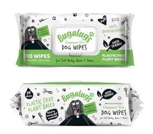 Biodegradable Dog Grooming Wipes - Fragrance Free