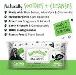 Biodegradable Dog Grooming Wipes - Fragrance Free