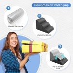 3-Step Non-Slip Dog Stairs with Plush Cover