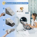 3-Step Non-Slip Dog Stairs with Plush Cover