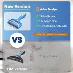 Decyam 3-in-1 Dog Grooming Brush for Shedding