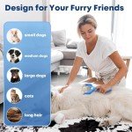 Decyam 3-in-1 Dog Grooming Brush for Shedding