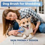 Decyam 3-in-1 Dog Grooming Brush for Shedding