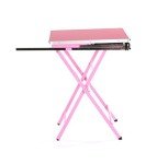 Portable Pink Dog Grooming Competition Table