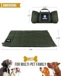 OneTigris Portable Dog Bed for Travel & Camping