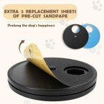 3-in-1 Rotatable Dog Scratch Pad with Treats