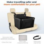 Stable Waterproof Dog Car Seat for Large Dogs