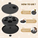 3-in-1 Rotatable Dog Scratch Pad with Treats