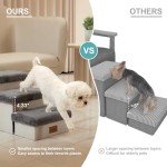 Cozy Kiss Foldable Dog Stairs with Storage