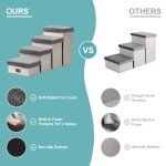 Cozy Kiss Foldable Dog Stairs with Storage