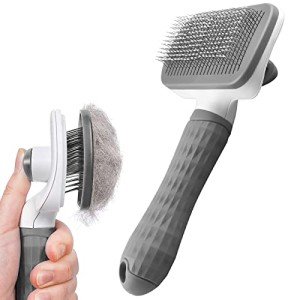 Self-Cleaning Dog and Cat Grooming Brush