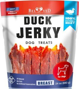 Natural Duck Jerky Dog Treats - High Protein Chews