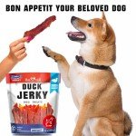 Natural Duck Jerky Dog Treats - High Protein Chews