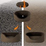 Reversible Washable Dog Bed with Brown Cushion