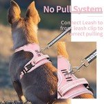 Pink No-Pull Dog Harness with Soft Handle