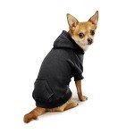 Cozy Black Hoodie for Large Dogs