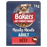 BAKERS Beef Dry Dog Food 1kg (Pack of 5)