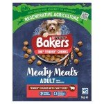 BAKERS Beef Dry Dog Food 1kg (Pack of 5)