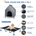Spacious Outdoor Indoor Dog House for Large Breeds
