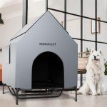 Spacious Outdoor Indoor Dog House for Large Breeds