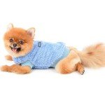 Cozy Sherpa Fleece Dog Sweater Vest - Blue