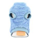 Cozy Sherpa Fleece Dog Sweater Vest - Blue