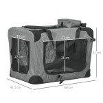 PawHut Portable Foldable Pet Carrier for Small Dogs