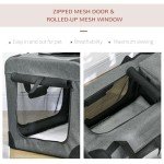 PawHut Portable Foldable Pet Carrier for Small Dogs