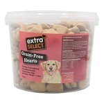 Grain Free Heart-Shaped Turkey & Cranberry Dog Treats