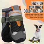 SlowTon Waterproof Dog Boots for Paws Protection