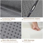 4-Step Dog Steps for Sofa and Bed - Grey