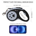 VELIGOOD 16FT Retractable Dog Lead for Small Dogs