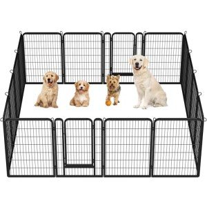 Yaheetech 16-Panel Portable Dog Playpen