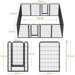 Yaheetech 16-Panel Portable Dog Playpen