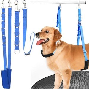 Adjustable Dog Grooming Harness Strap - 3 Pack