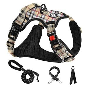 NESTROAD No-Pull Dog Harness and Leash Set