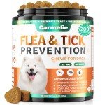 Carmelie Natural Flea & Tick Chews for Dogs