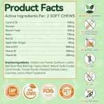 Carmelie Natural Flea & Tick Chews for Dogs