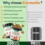 Carmelie Natural Flea & Tick Chews for Dogs