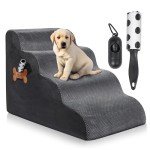Cozy Dog Steps with Washable Cover - Grey