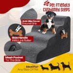 Cozy Dog Steps with Washable Cover - Grey