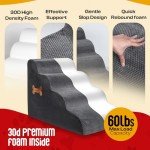 Cozy Dog Steps with Washable Cover - Grey