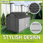 Gray Dog Kennel Shelter - Large, Two Styles