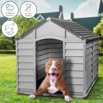 Gray Dog Kennel Shelter - Large, Two Styles