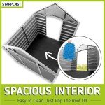 Gray Dog Kennel Shelter - Large, Two Styles